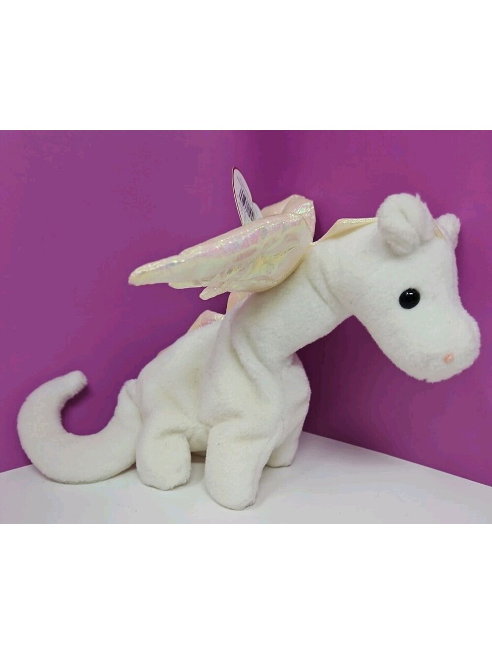 Ty Beanie Babies 8 inch 1995 'Magic' the Dragon Plush Toy Style 4088